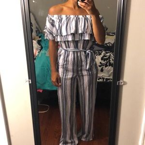 Women’s off the shoulder jumpsuit